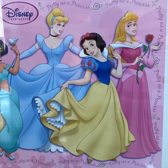 Disney Art Vintage Disney Princesses Poster In Classic Attire 6